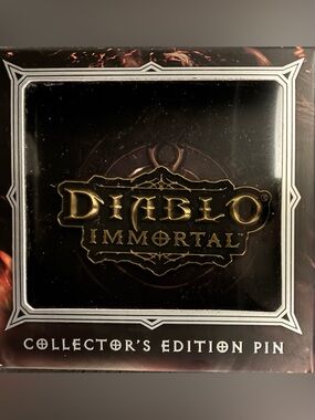 🎮 Diablo Immortal Collector’s Edition Pin Limited 2500 Blizzard Gear NEW